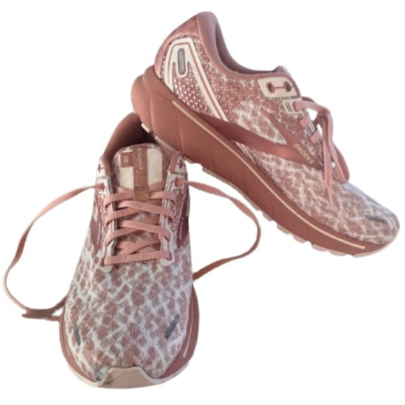 Brooks Ghost 14 Cloud White/Coral Limited Edition Running Sneakers Women's Sz 9 - Picture 1 of 9